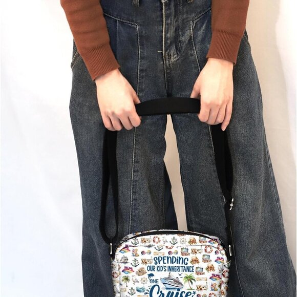 One Cruise At A Time: Elegant Crossbody Bag for Travel Enthusiasts - Picture 6 of 7